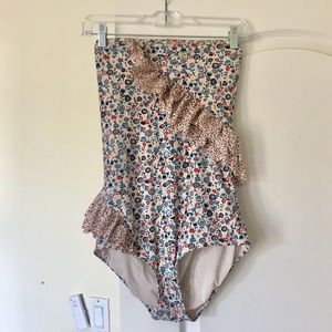 Marc Jacobs one-piece ruffle swimsuit